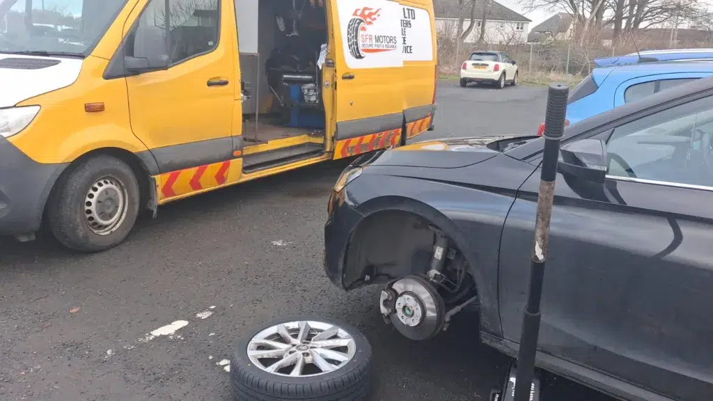 Mobile Locking Wheel Nut Removal Service